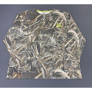 Realtree Max 5 Camo Nature Long Sleeve Shirt XL Streetwear Hype Art Nature Earth
